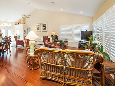 Living, Family & Bedrooms